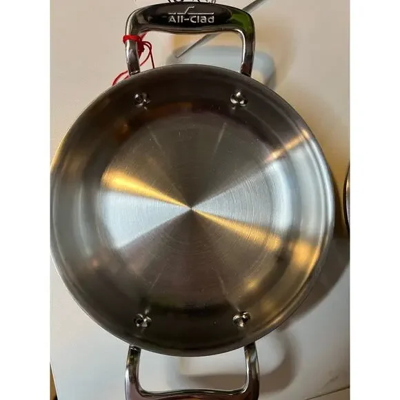 NEW Set of 2 All Clad Stainless Steel 6" Gratin Pans - Picture 7 of 8